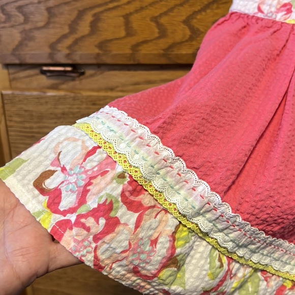 Excellent condition Oshkosh Genuine Kids seersucker dress | 24 months - Picture 3 of 6